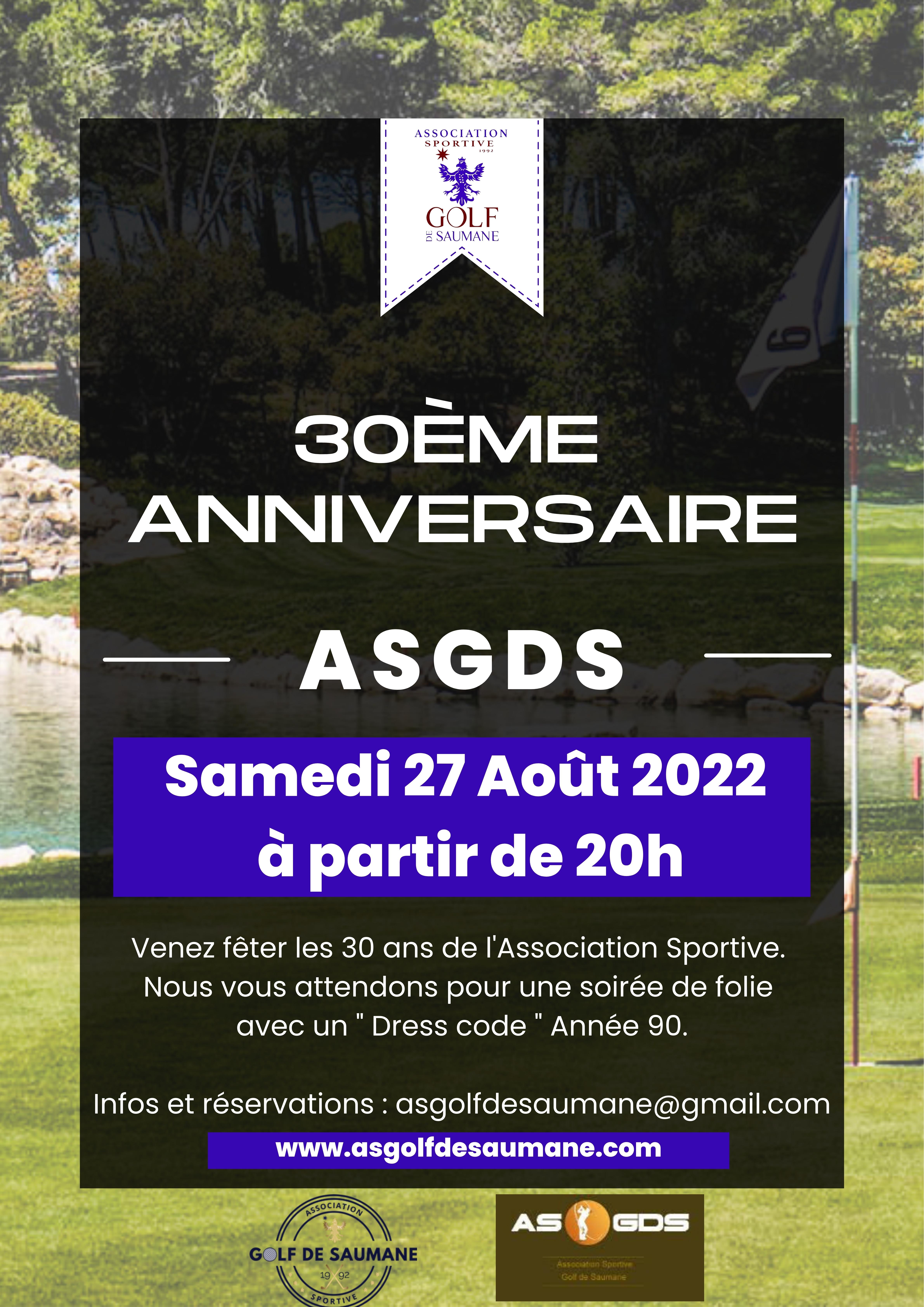 30ème anniversaire AS Golf de Saumane 