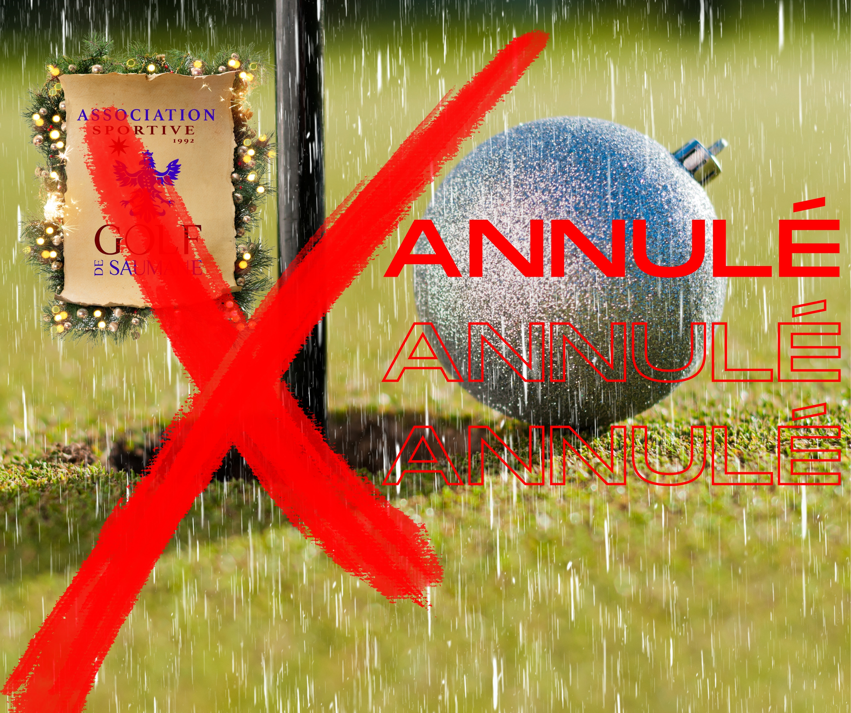 coupe de noel association sportive golf de Saumane