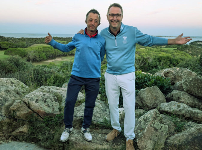 2ème en brut /Sénior pour Laurent Mainetti & 2ème en brut /Mid-Amateur pour Thomas Guibert